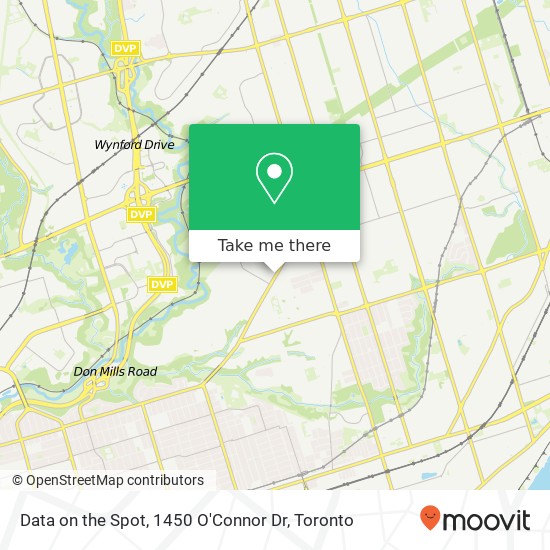 Data on the Spot, 1450 O'Connor Dr map