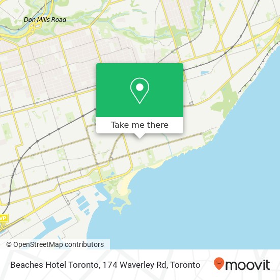 Beaches Hotel Toronto, 174 Waverley Rd plan