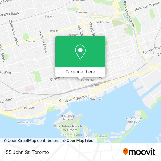 55 John St map