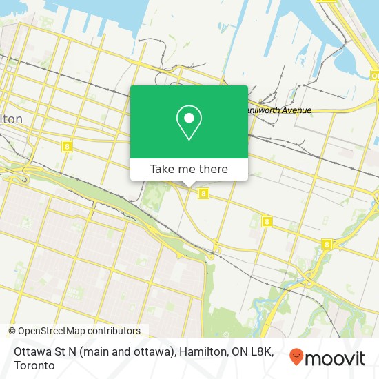 Ottawa St N (main and ottawa), Hamilton, ON L8K plan