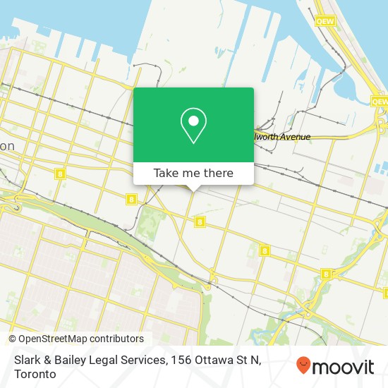 Slark & Bailey Legal Services, 156 Ottawa St N map