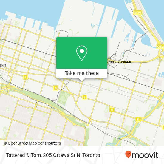 Tattered & Torn, 205 Ottawa St N map