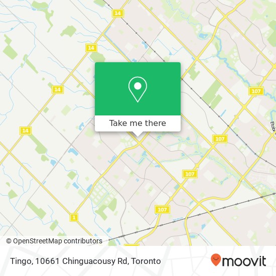 Tingo, 10661 Chinguacousy Rd map