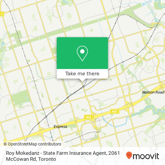 Roy Mokedanz - State Farm Insurance Agent, 2061 McCowan Rd map