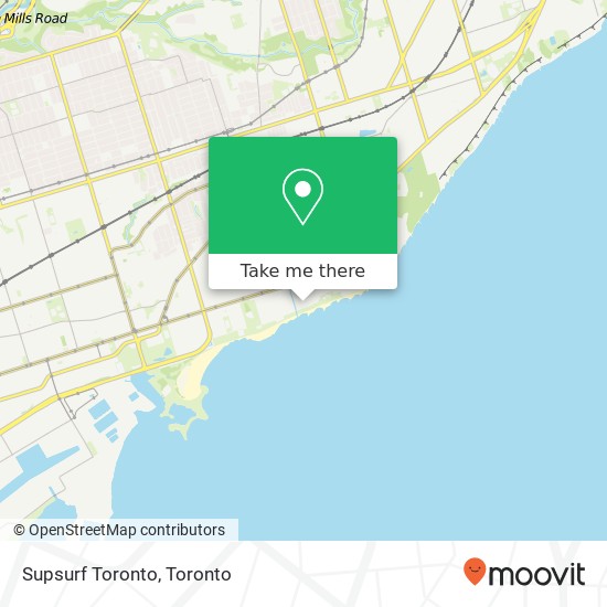 Supsurf Toronto map