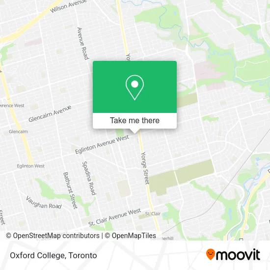 Oxford College map