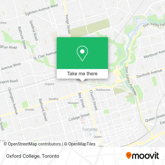Oxford College map