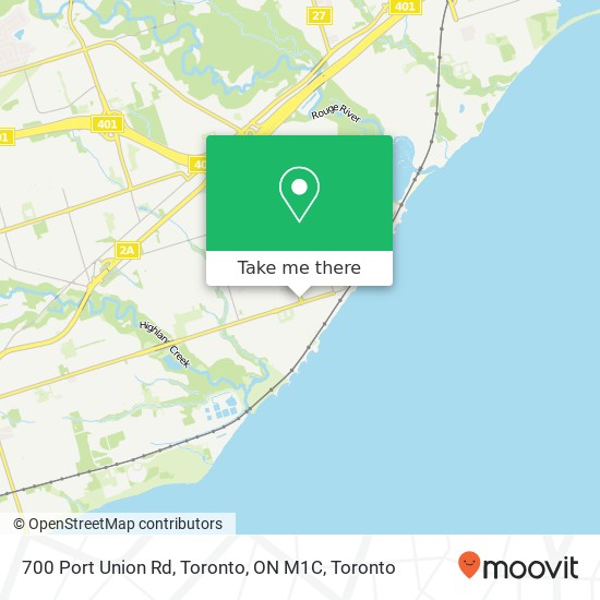 700 Port Union Rd, Toronto, ON M1C map