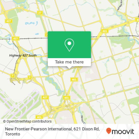 New Frontier-Pearson International, 621 Dixon Rd map