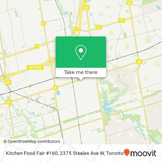 Kitchen Food Fair #160, 2375 Steeles Ave W map