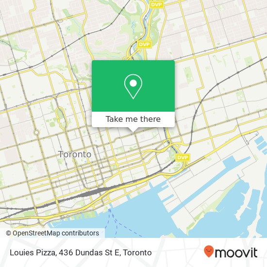Louies Pizza, 436 Dundas St E map