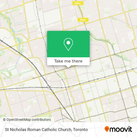 St Nicholas Roman Catholic Church map