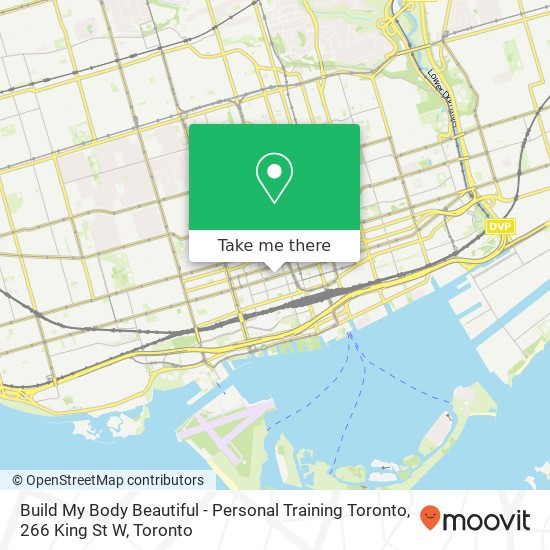 Build My Body Beautiful - Personal Training Toronto, 266 King St W map