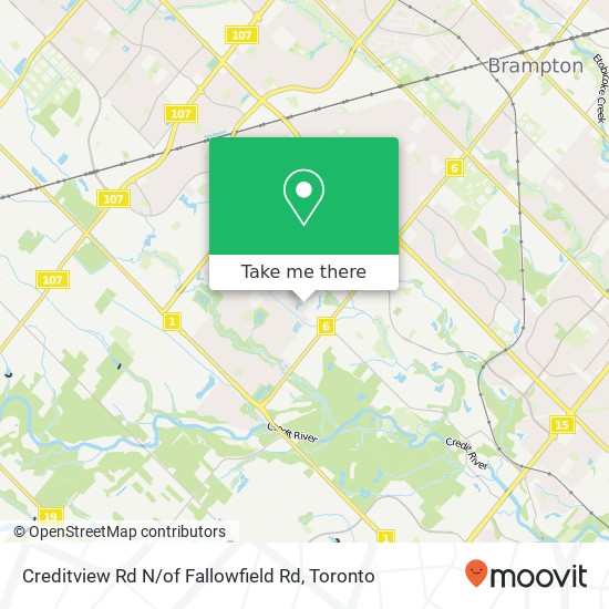 Creditview Rd N / of Fallowfield Rd map