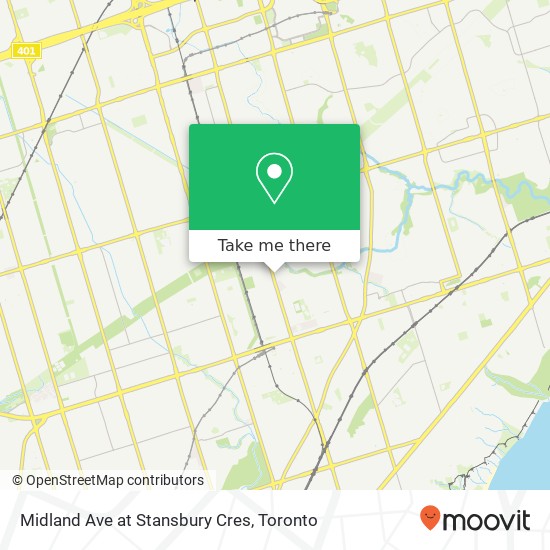 Midland Ave at Stansbury Cres plan