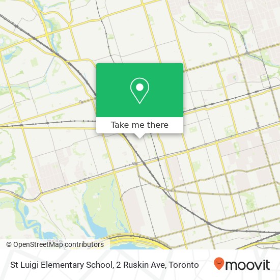 St Luigi Elementary School, 2 Ruskin Ave map