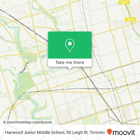 Harwood Junior Middle School, 50 Leigh St map