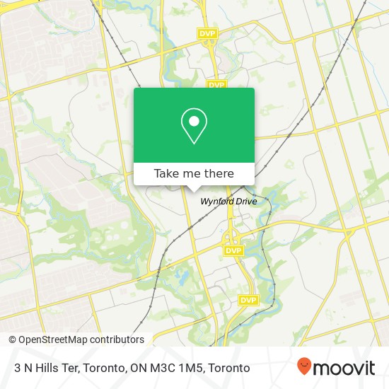 3 N Hills Ter, Toronto, ON M3C 1M5 map