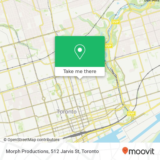 Morph Productions, 512 Jarvis St map