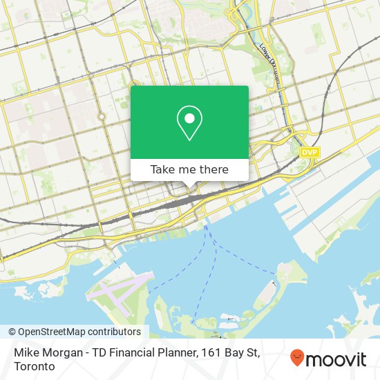 Mike Morgan - TD Financial Planner, 161 Bay St map