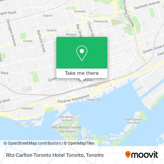 Ritz-Carlton Toronto Hotel Toronto map