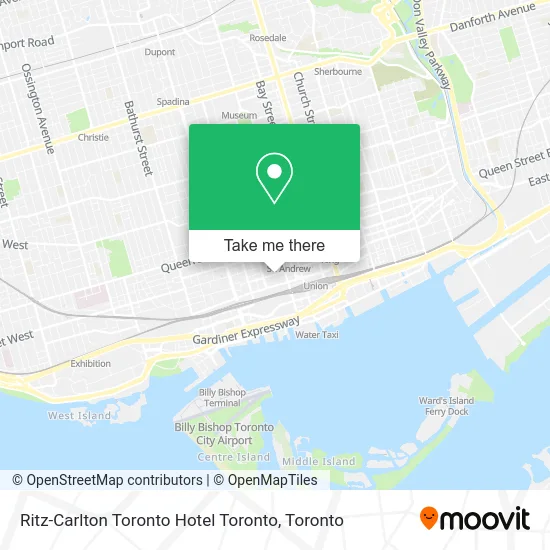 Ritz-Carlton Toronto Hotel Toronto map