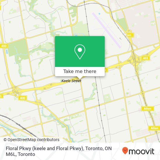 Floral Pkwy (keele and Floral Pkwy), Toronto, ON M6L map