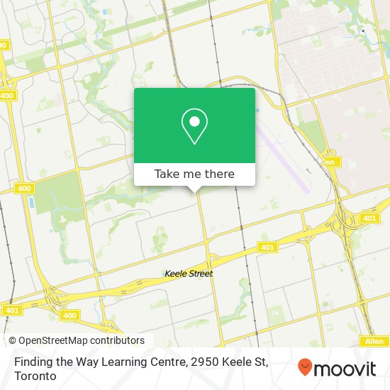 Finding the Way Learning Centre, 2950 Keele St map