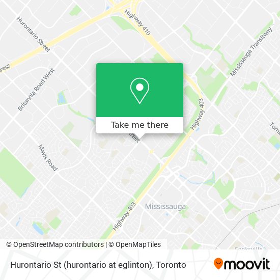 Hurontario St (hurontario at eglinton) map