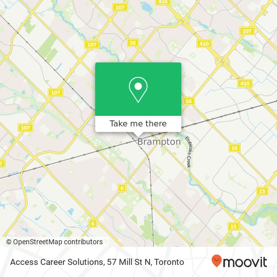 Access Career Solutions, 57 Mill St N map
