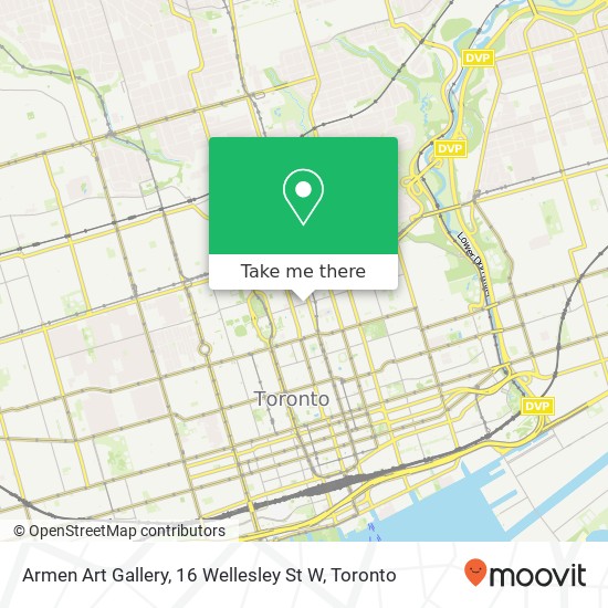 Armen Art Gallery, 16 Wellesley St W map