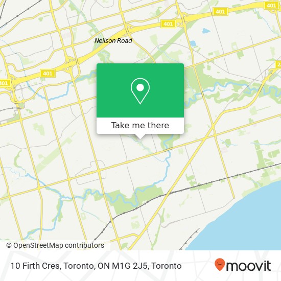 10 Firth Cres, Toronto, ON M1G 2J5 map