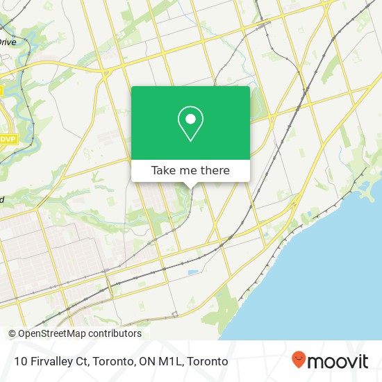 10 Firvalley Ct, Toronto, ON M1L map