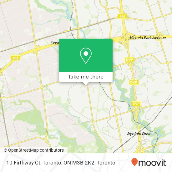 10 Firthway Ct, Toronto, ON M3B 2K2 map
