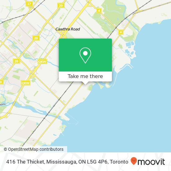 416 The Thicket, Mississauga, ON L5G 4P6 plan