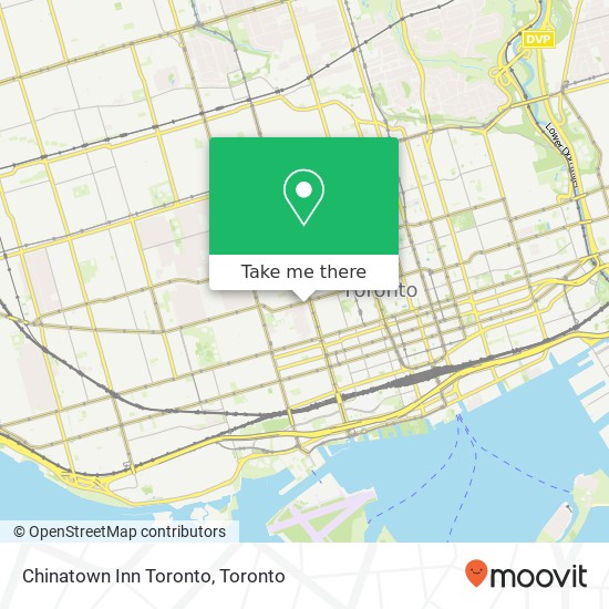 Chinatown Inn Toronto map