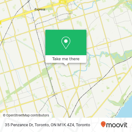 35 Penzance Dr, Toronto, ON M1K 4Z4 map