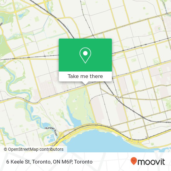 6 Keele St, Toronto, ON M6P map