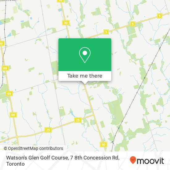 Watson's Glen Golf Course, 7 8th Concession Rd plan