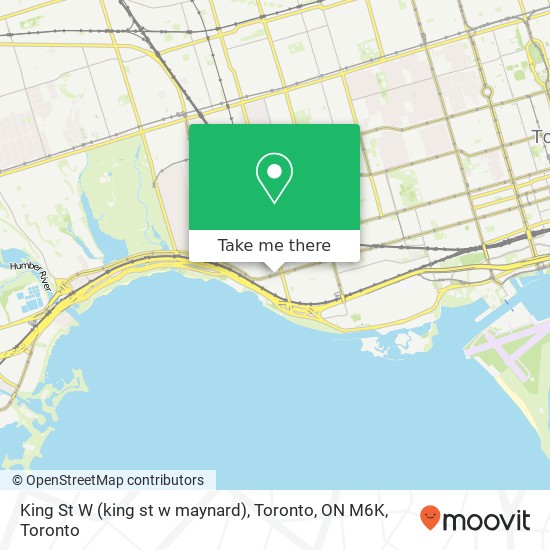 King St W (king st w maynard), Toronto, ON M6K plan