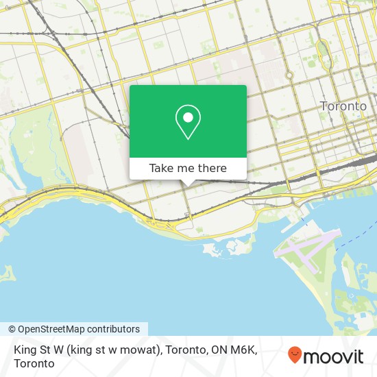 King St W (king st w mowat), Toronto, ON M6K plan