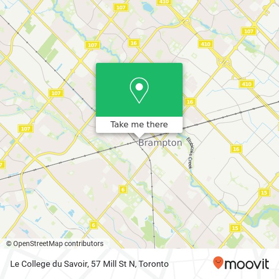 Le College du Savoir, 57 Mill St N map