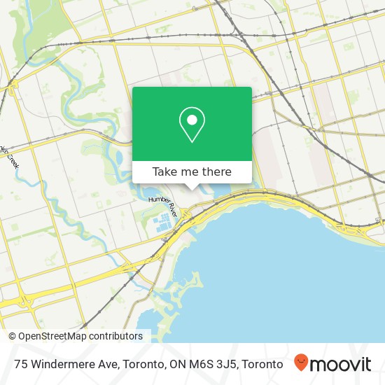 75 Windermere Ave, Toronto, ON M6S 3J5 map