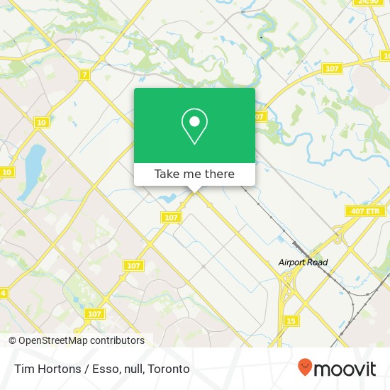 Tim Hortons / Esso, null map