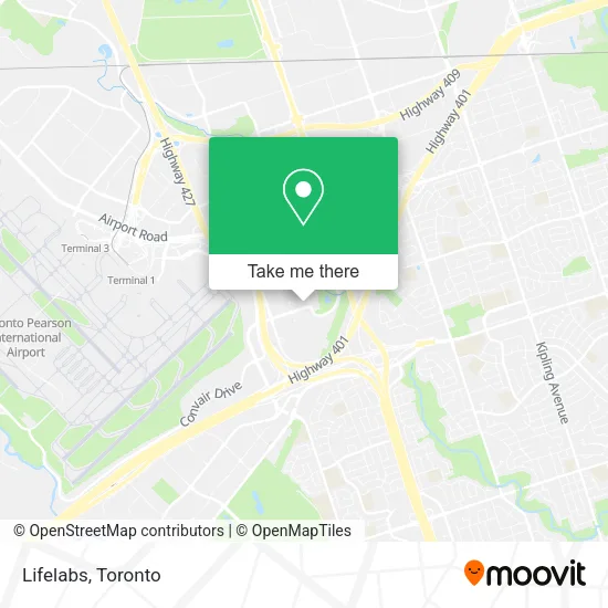 Lifelabs map