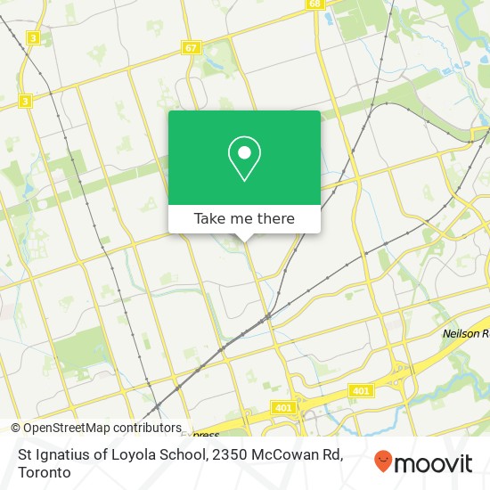 St Ignatius of Loyola School, 2350 McCowan Rd map