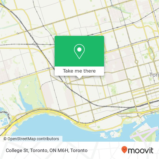 College St, Toronto, ON M6H map