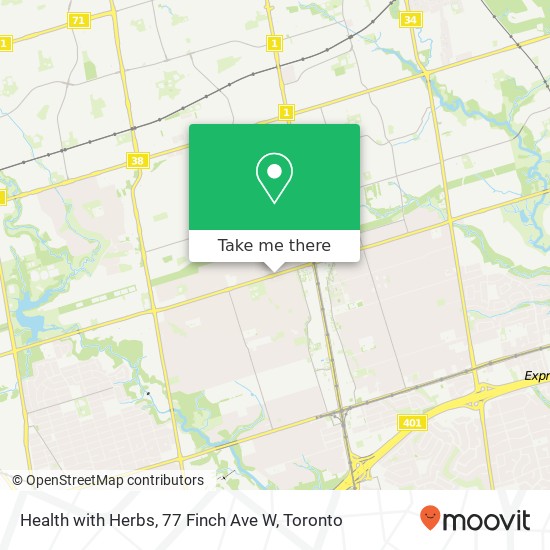 Health with Herbs, 77 Finch Ave W map