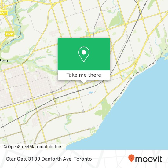 Star Gas, 3180 Danforth Ave map