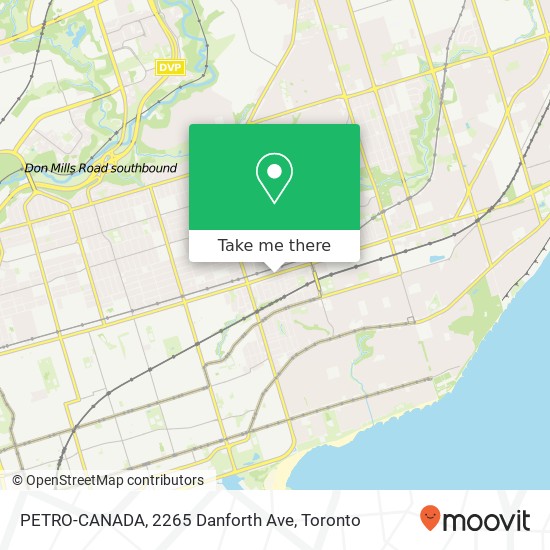 PETRO-CANADA, 2265 Danforth Ave plan